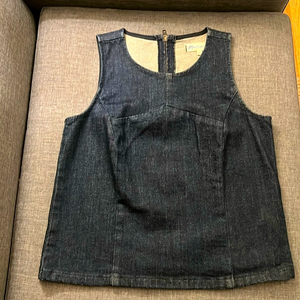 Madewell denim top sz XS